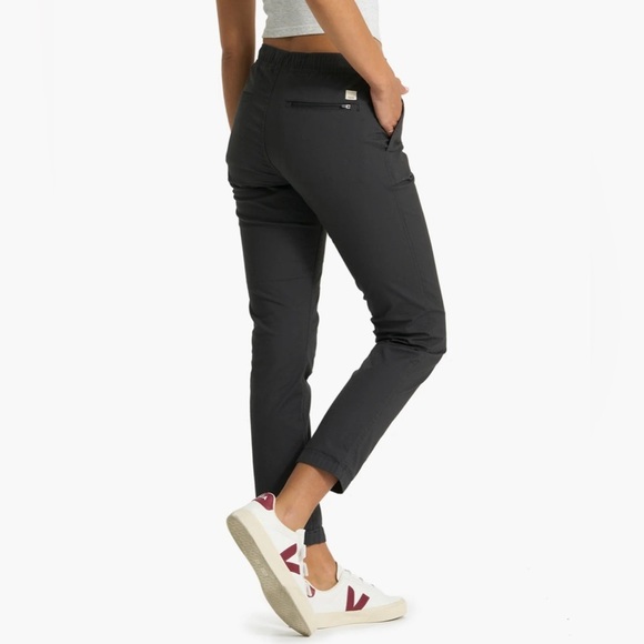 NWT Vuori Ripstop Pant Long Charcoal DuraTerra 2 way stretch Slim Fit Women’s XS - Picture 3 of 15